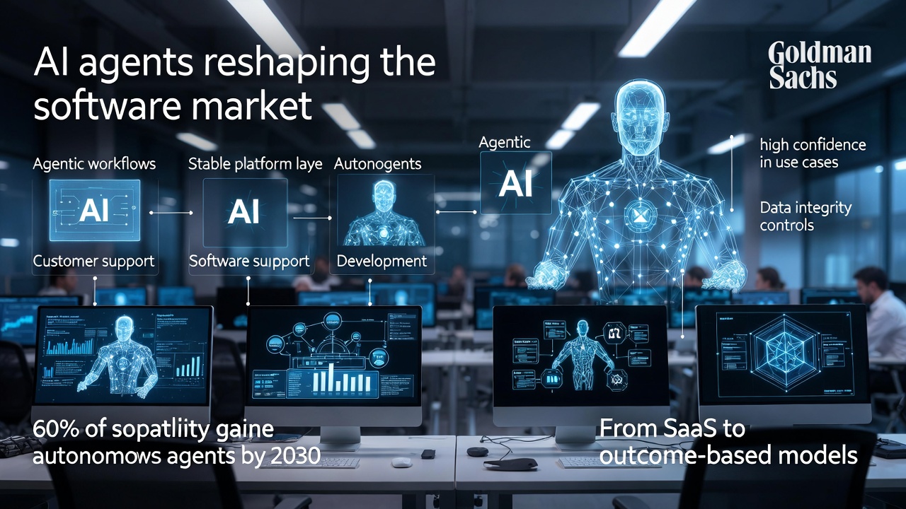 Goldman Sachs: AI Agents Could Capture 60%+ of Software Industry Profits by 2030