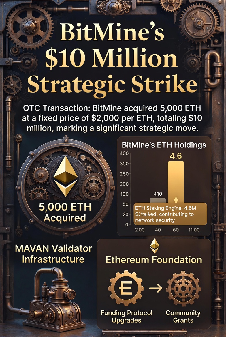 BitMine’s  Million Strategic Strike: A Masterclass in Institutional ETH Accumulation