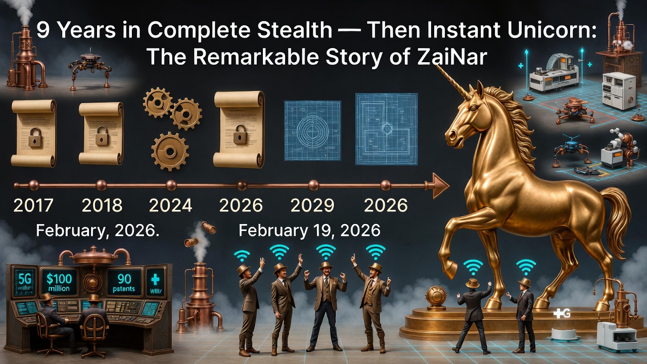 9 Years in Complete Stealth — Then Instant Unicorn: The Remarkable Story of ZaiNar