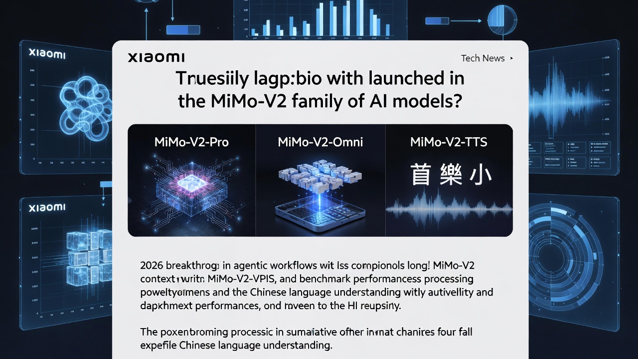Xiaomi Unleashes MiMo-V2 Family: Trillion-Parameter Agent Powerhouse MiMo-V2-Pro (Ex-Hunter Alpha), Multimodal Omni, and Expressive TTS Hit the Scene