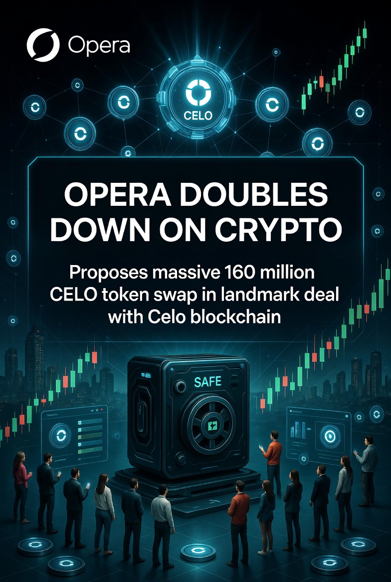 Opera Goes All-In on Crypto: Wants 160M CELO Tokens Instead of Cash in Major Celo Proposal