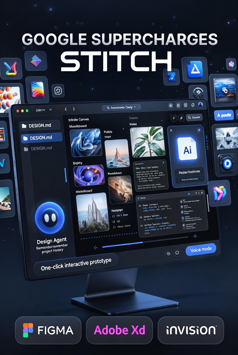 Google Just Supercharged Stitch — And Turned It Into the Ultimate “Vibe-Design” Tool