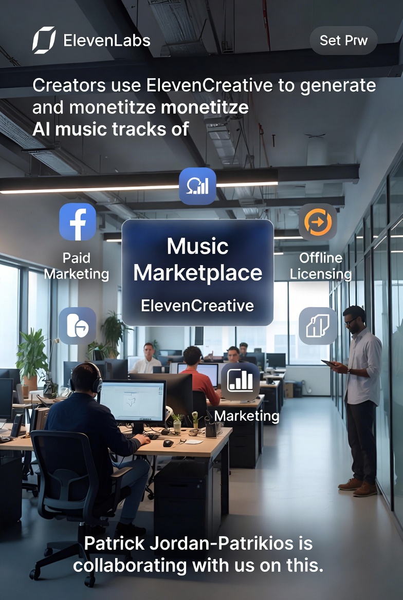 ElevenLabs Launches Music Marketplace: Creators Can Now Sell, Remix, and License AI-Generated Tracks