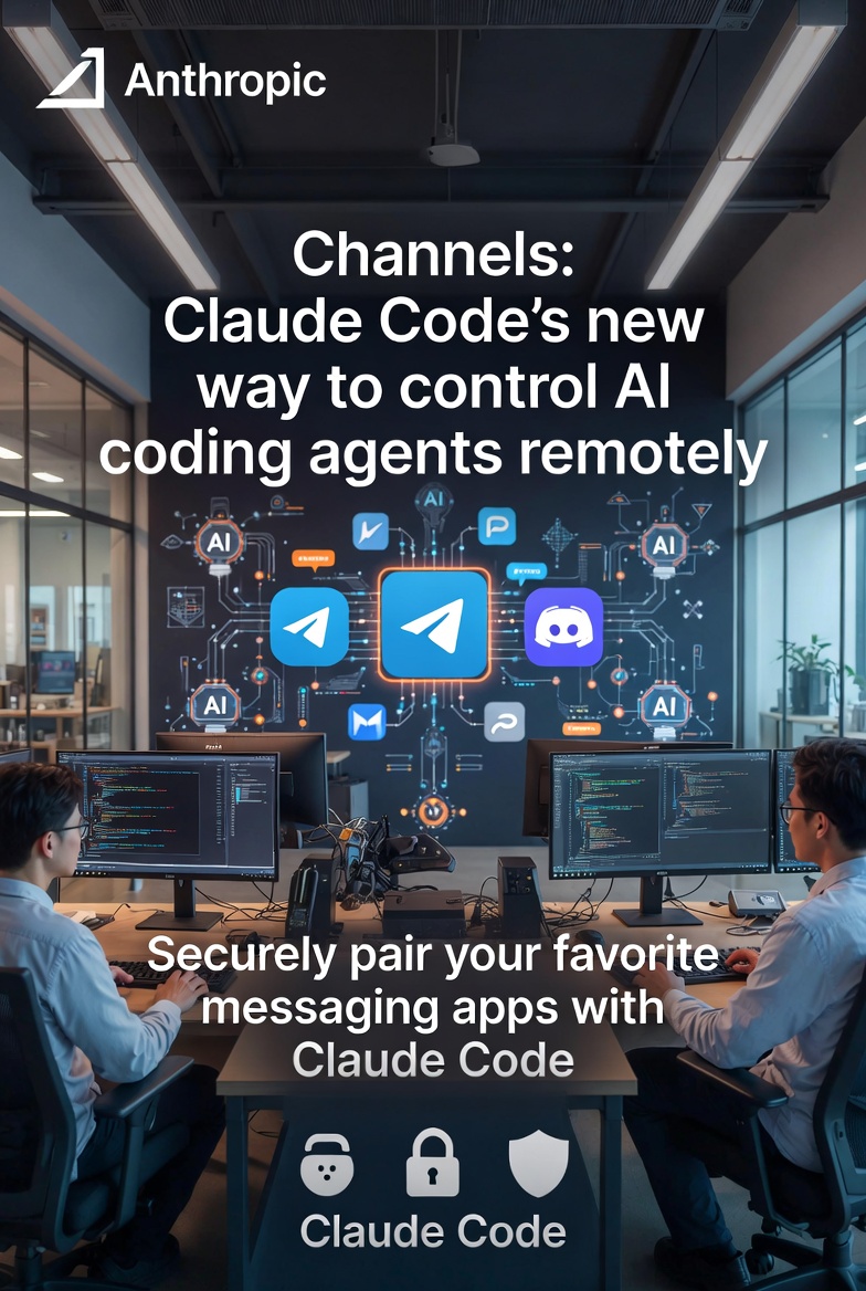 Anthropic Brings Claude Code to Messaging Apps: New Channels Feature Enables Remote Control via Telegram and Discord