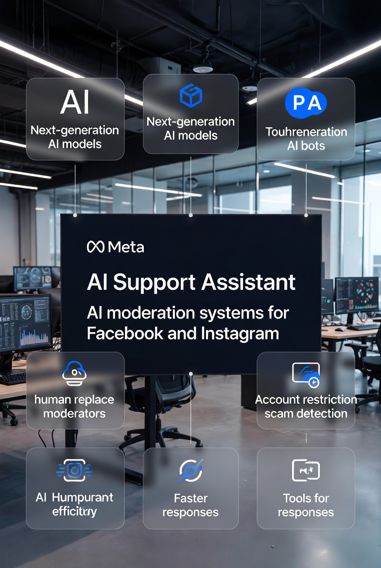 Meta Replaces Human Support and Moderators with AI Across Facebook and Instagram