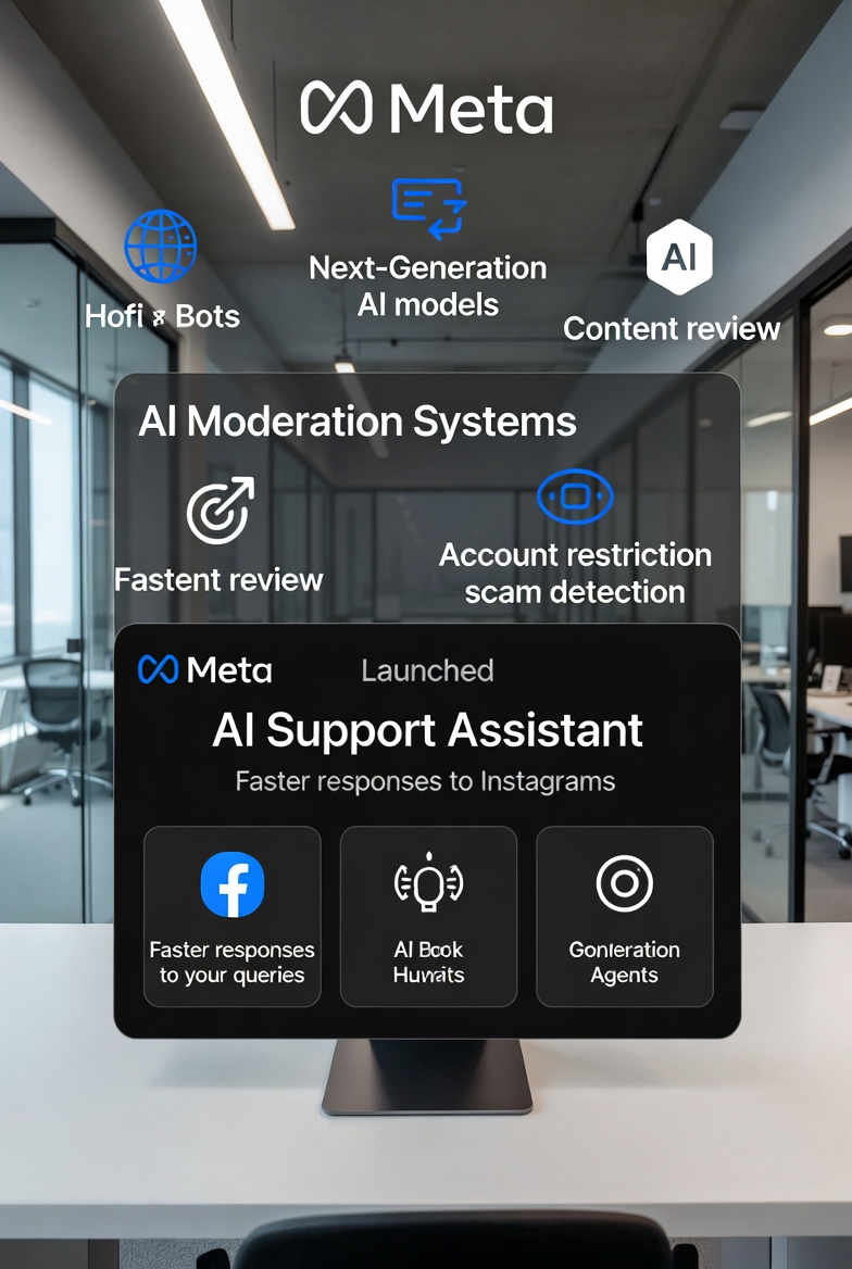 Meta Replaces Human Support and Moderators with AI Across Facebook and Instagram