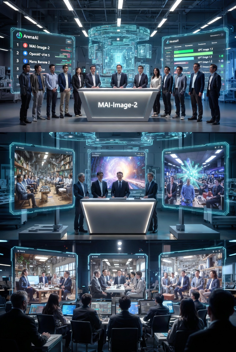 Microsoft Launches MAI-Image-2: New AI Image Generator Immediately Claims 3rd Place on ArenaAI Leaderboard