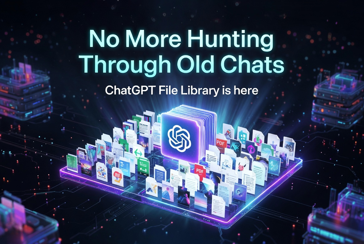 ChatGPT Finally Gets a Real File Library — No More Hunting Through Old Chats