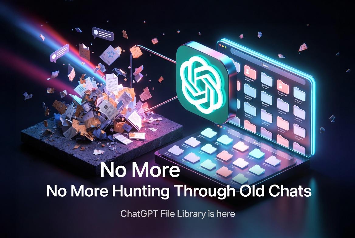 ChatGPT Finally Gets a Real File Library — No More Hunting Through Old Chats
