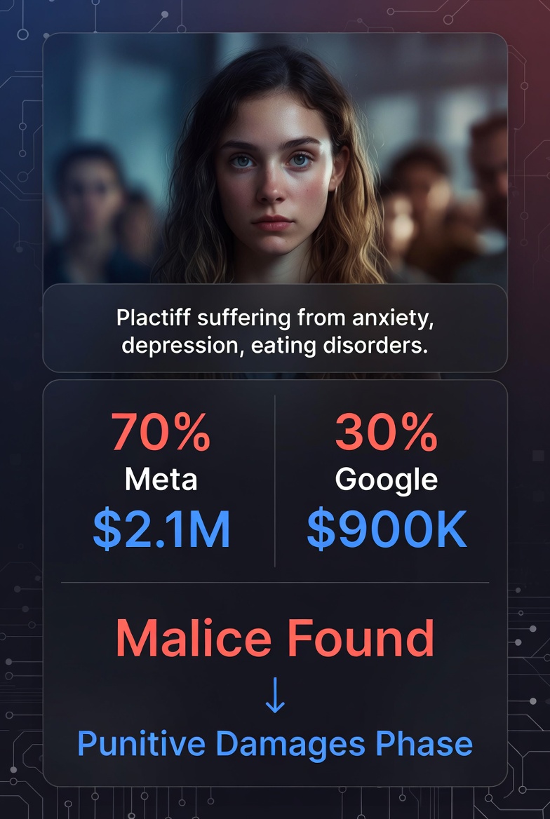 Instagram and YouTube Found Liable for “Engineered Addiction” in Landmark Verdict