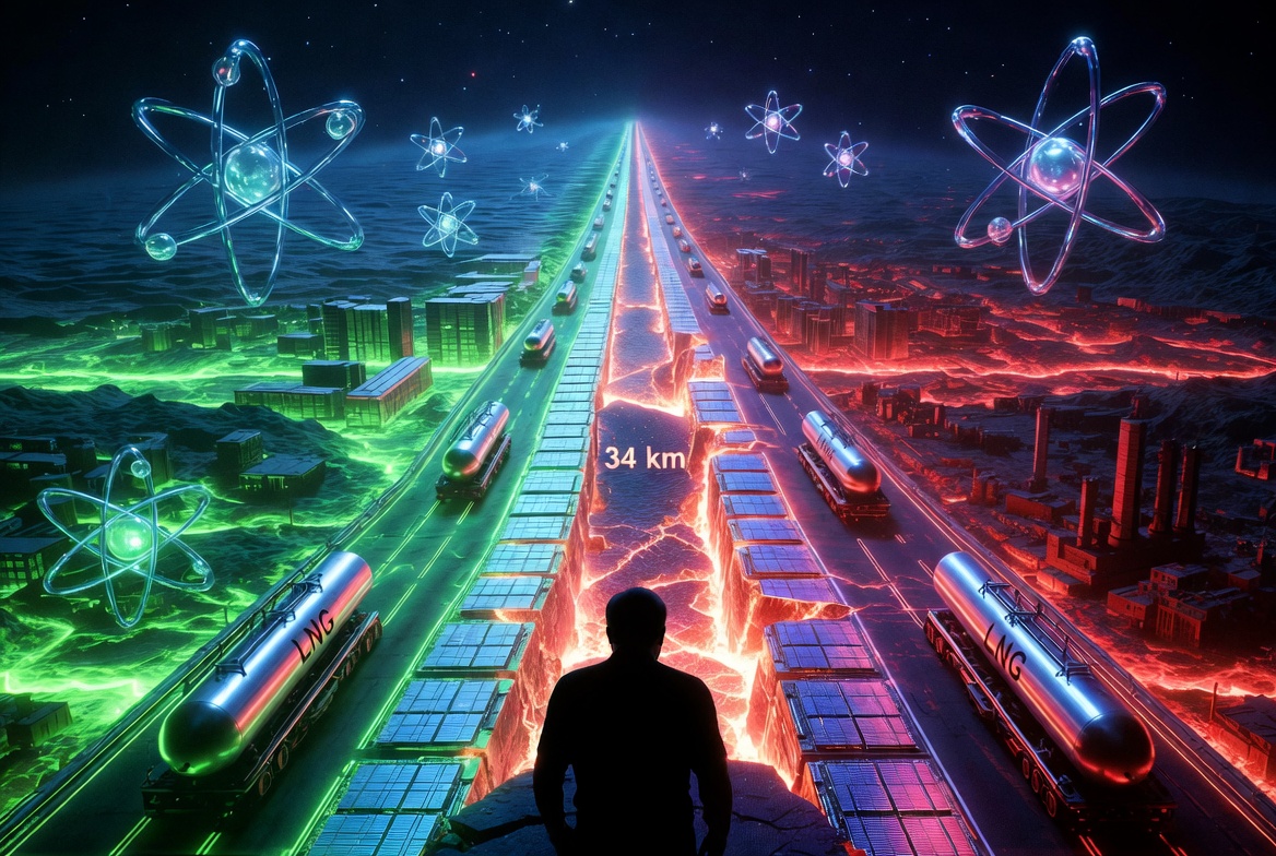 The Global Economy Is a Function of One Variable. This Variable Is 34 Kilometers Wide.