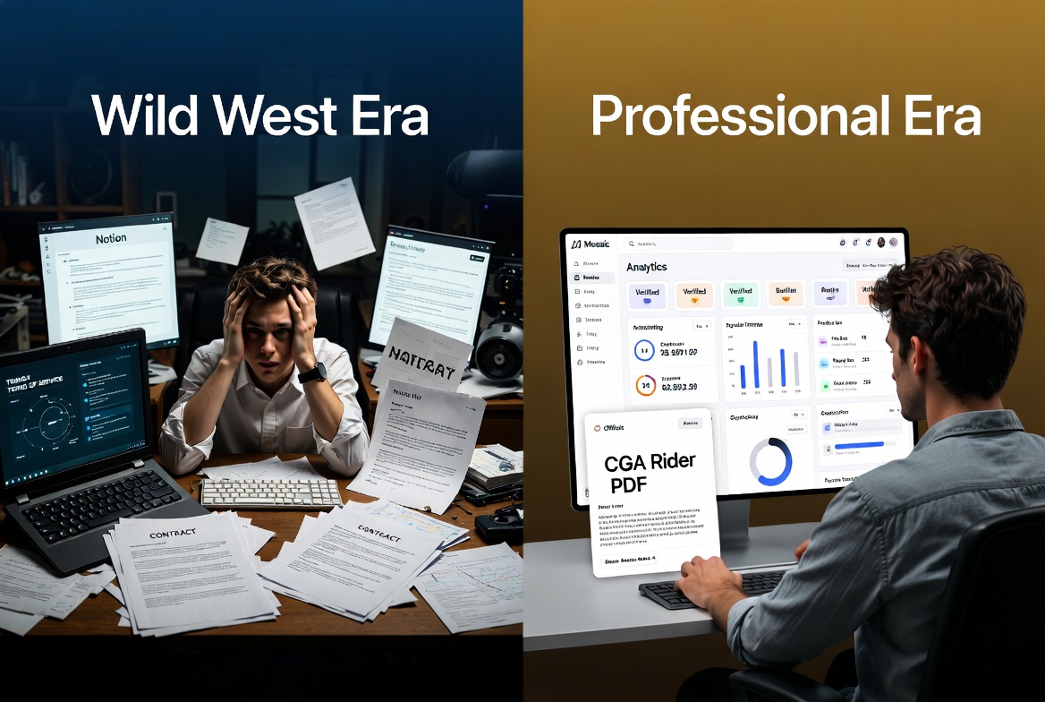 Finally, an IMDb for the Creator Economy: Mosaic and the CGA Rider Are Professionalizing Creator Work