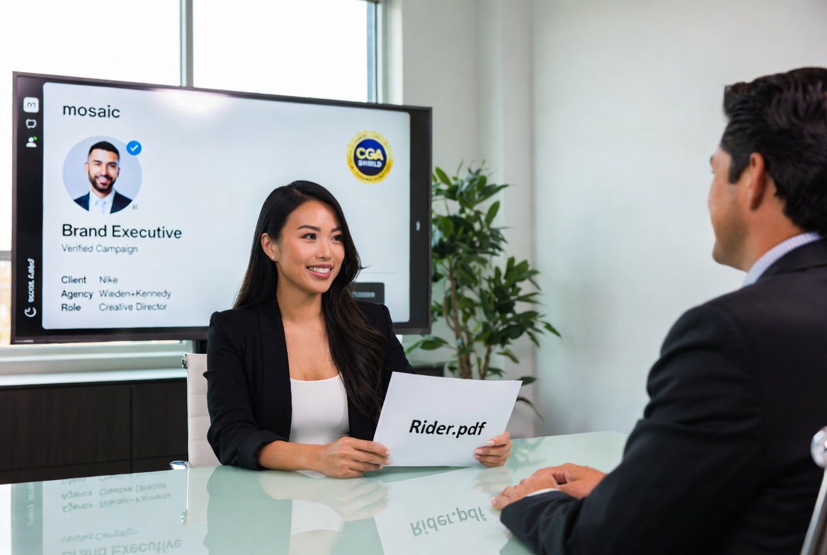 Finally, an IMDb for the Creator Economy: Mosaic and the CGA Rider Are Professionalizing Creator Work