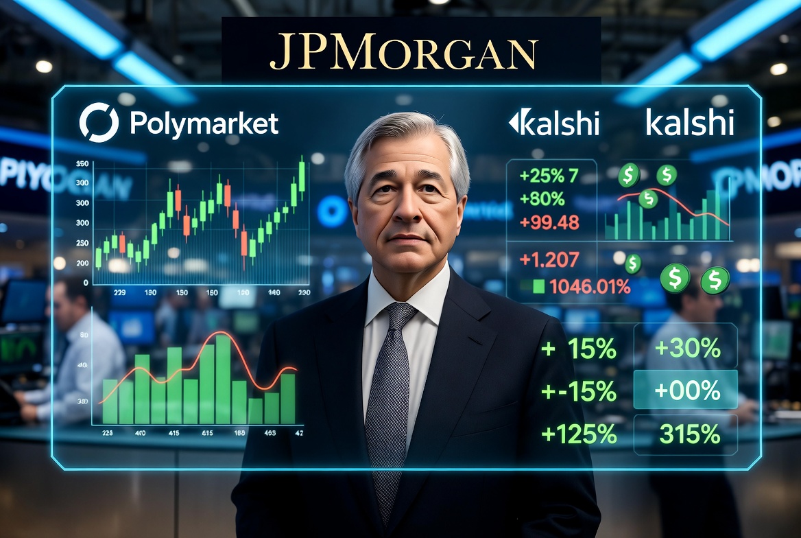 JPMorgan Chase CEO Jamie Dimon revealed that the world’s largest bank by assets is actively exploring whether to launch its own prediction-market platform