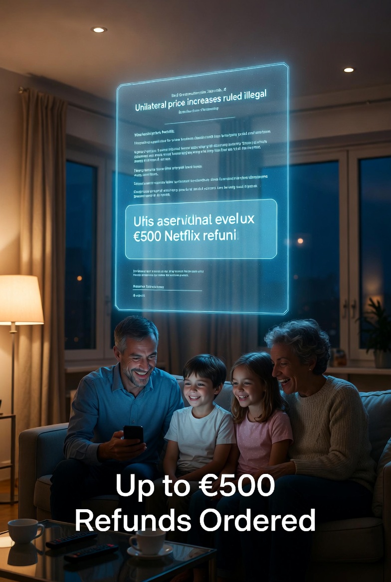 Italian Court Rules Netflix Price Hikes Illegal — Orders Refunds Up to €500 and Delivers First Major Blow to Streaming’s “Silent Consent” Model