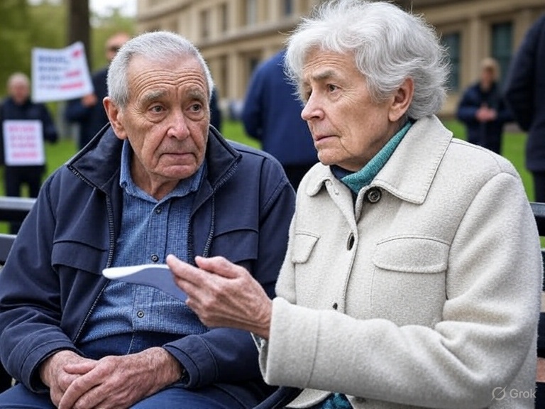 Pensioner Spending Sparks Financial Crisis in France and Britain