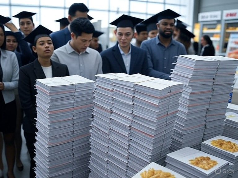 Tech Grads Face Harsh Reality: 6,000 Job Applications, No Offers, and a Shift to Fast Food
