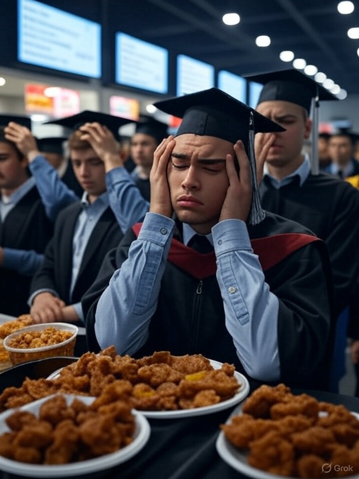 Tech Grads Face Harsh Reality: 6,000 Job Applications, No Offers, and a Shift to Fast Food