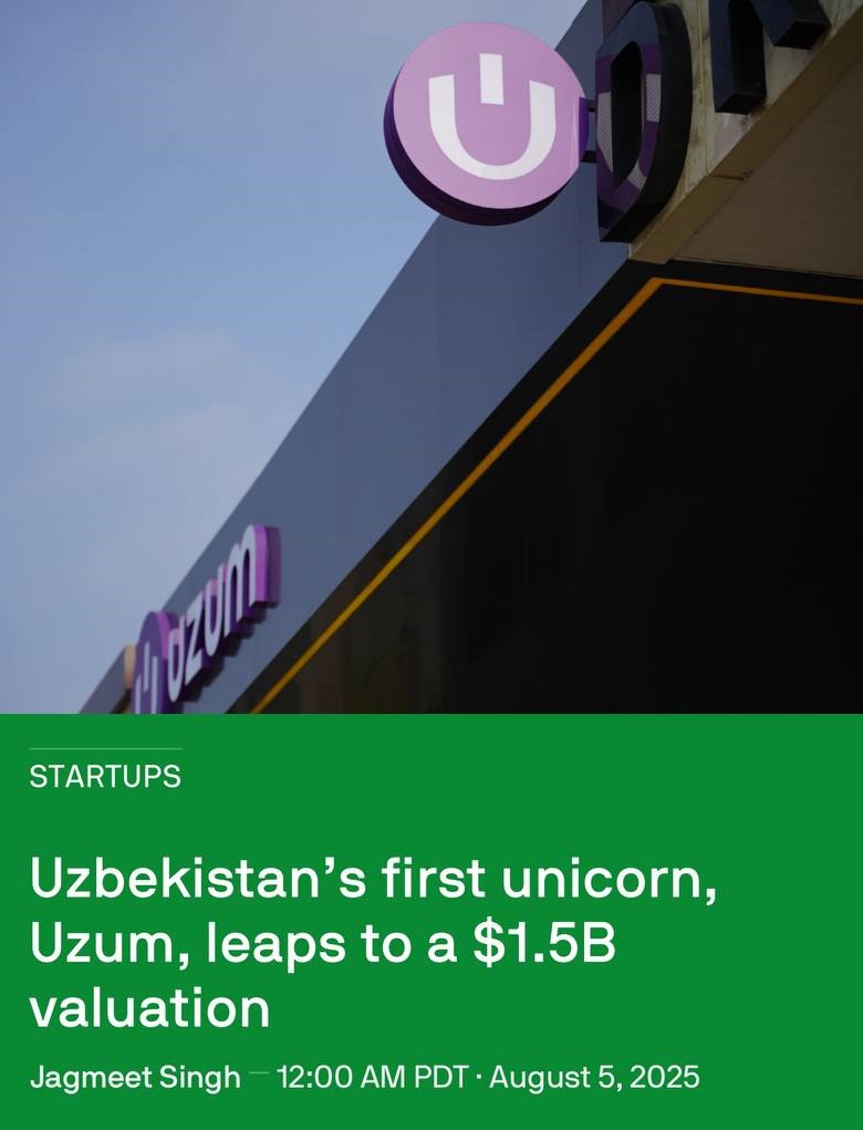 Uzbekistan’s Uzum Becomes Country’s First Unicorn with <img.5B Valuation