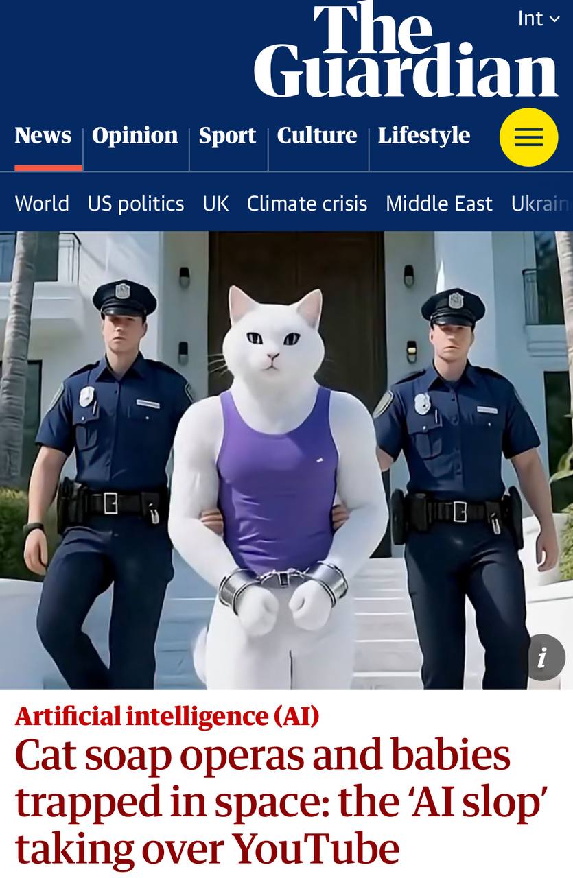 One in Ten Top YouTube Channels Is a Factory of Absurd AI Sludge