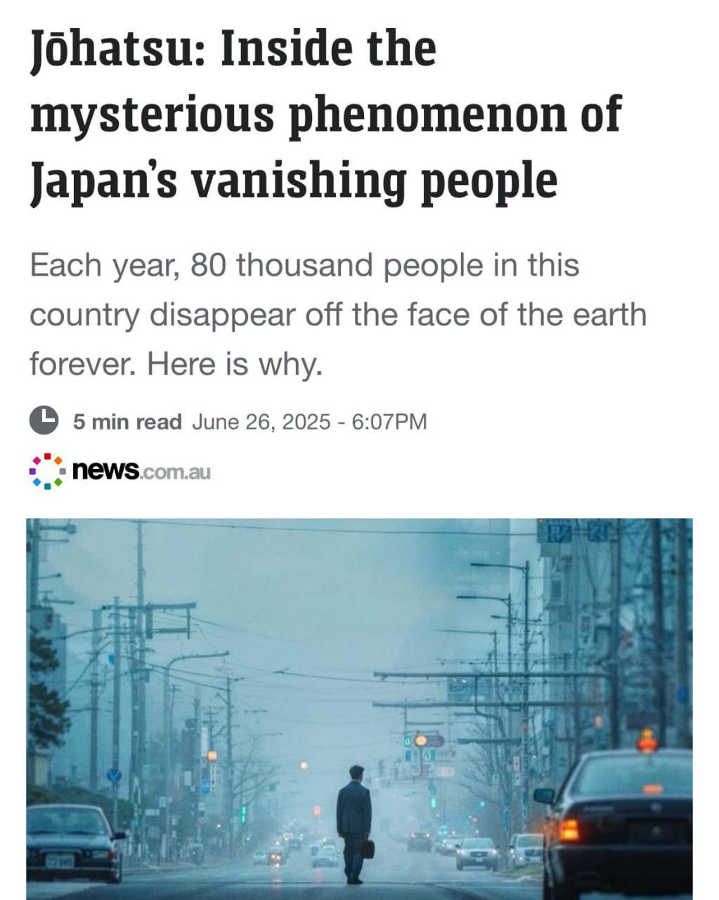 Japan’s Rising Trend: The “Night Transporters” and the Art of Disappearing