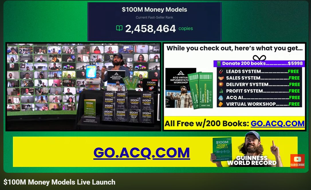 Alex Hormozi’s Ad Blitz Pays Off with a Guinness World Record