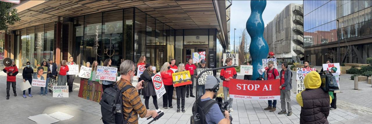 Unusual Protest Outside Anthropic Office: Activists Launch Hunger Strike