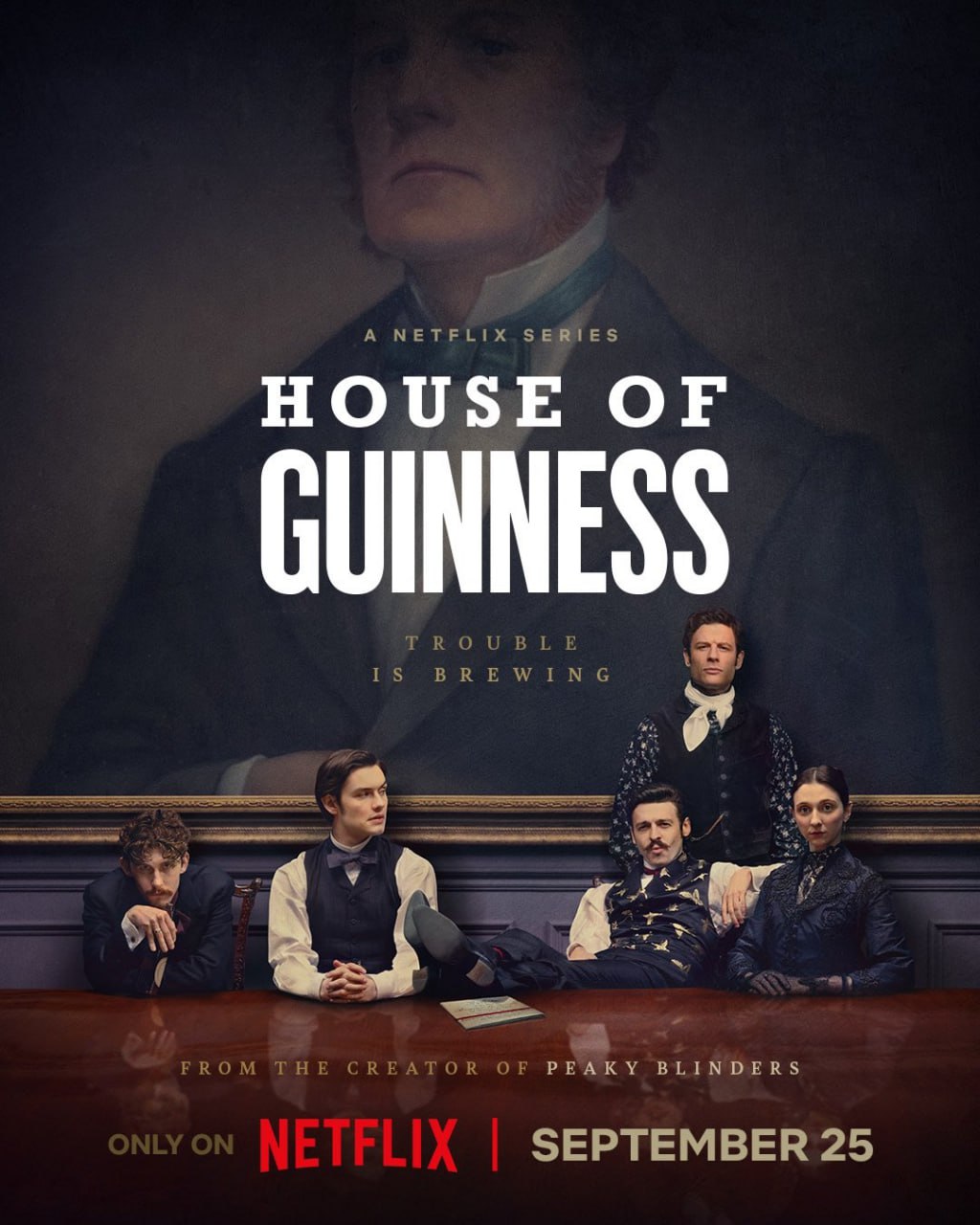 Steven Knight Unveils First Glimpses of New Series "House of Guinness"