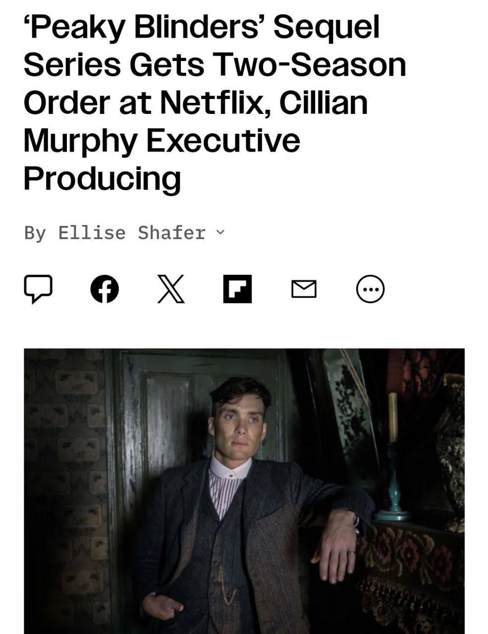 Peaky Blinders Rides Again: Netflix and BBC Greenlight Two New Seasons – And Yes, Cillian Murphy Is Back in the Mix