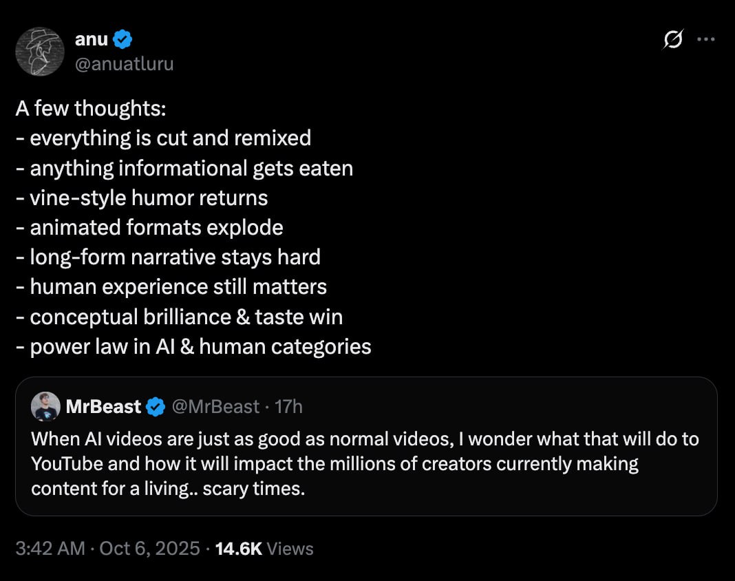 Sora 2 Has Even MrBeast Sweating: The AI Takeover of Short-Form Content Is Here