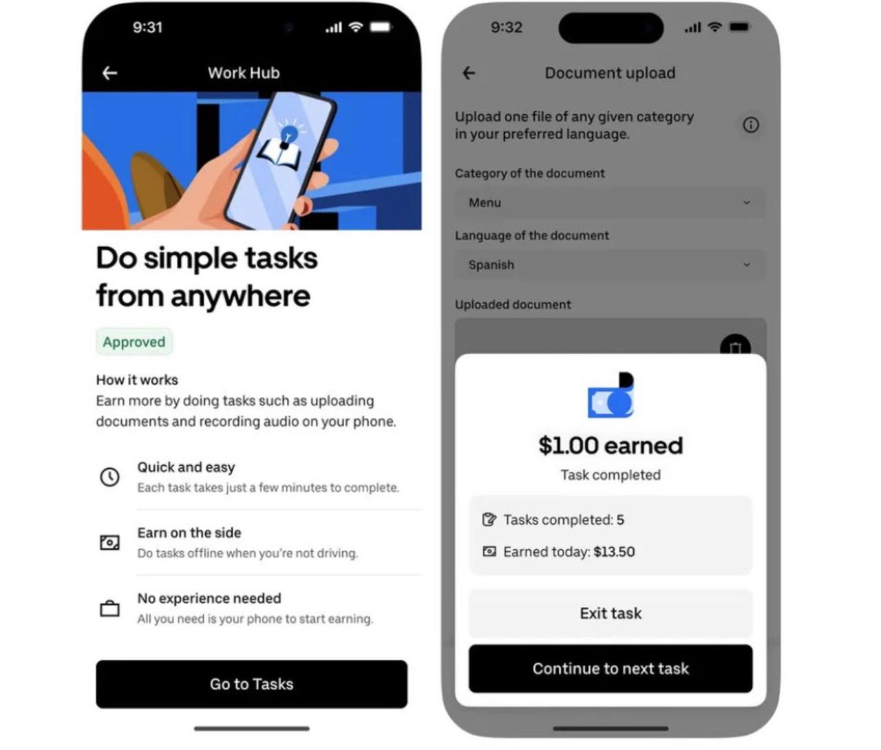 Uber Expands Gig Economy Horizons: Drivers Now Earn via Quick AI Data Tasks in the US
