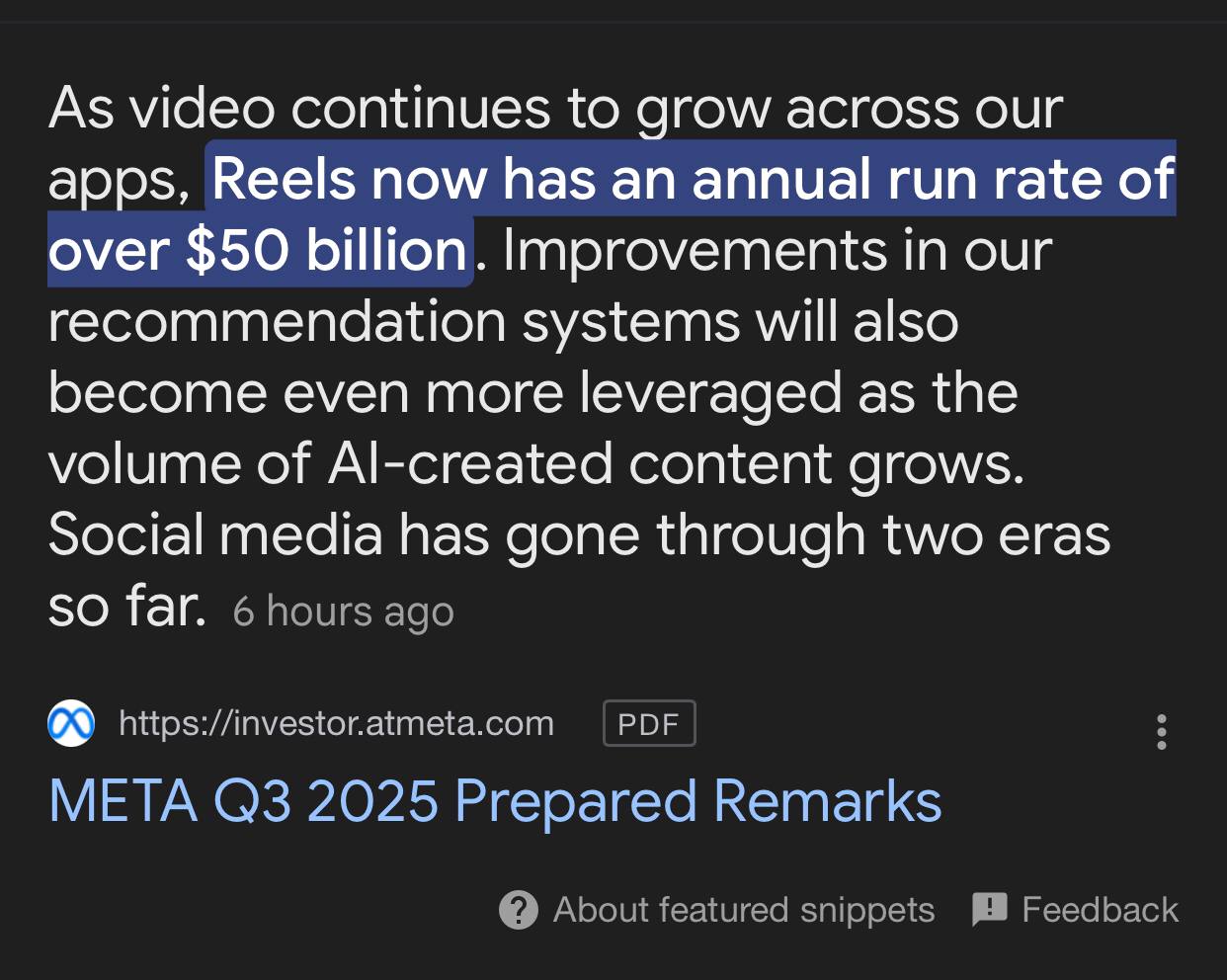 Meta’s Reels Revenue Hits  Billion Annually: A Stark Divide for Creators