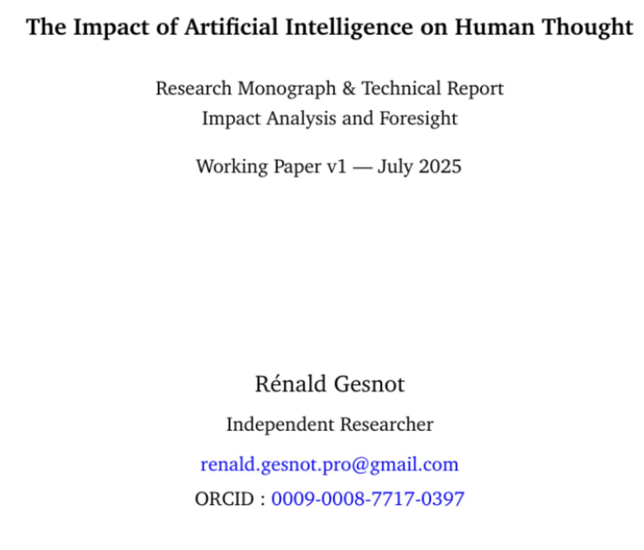 How AI Is Quietly Rewiring Human Thinking: A New Landmark Review
