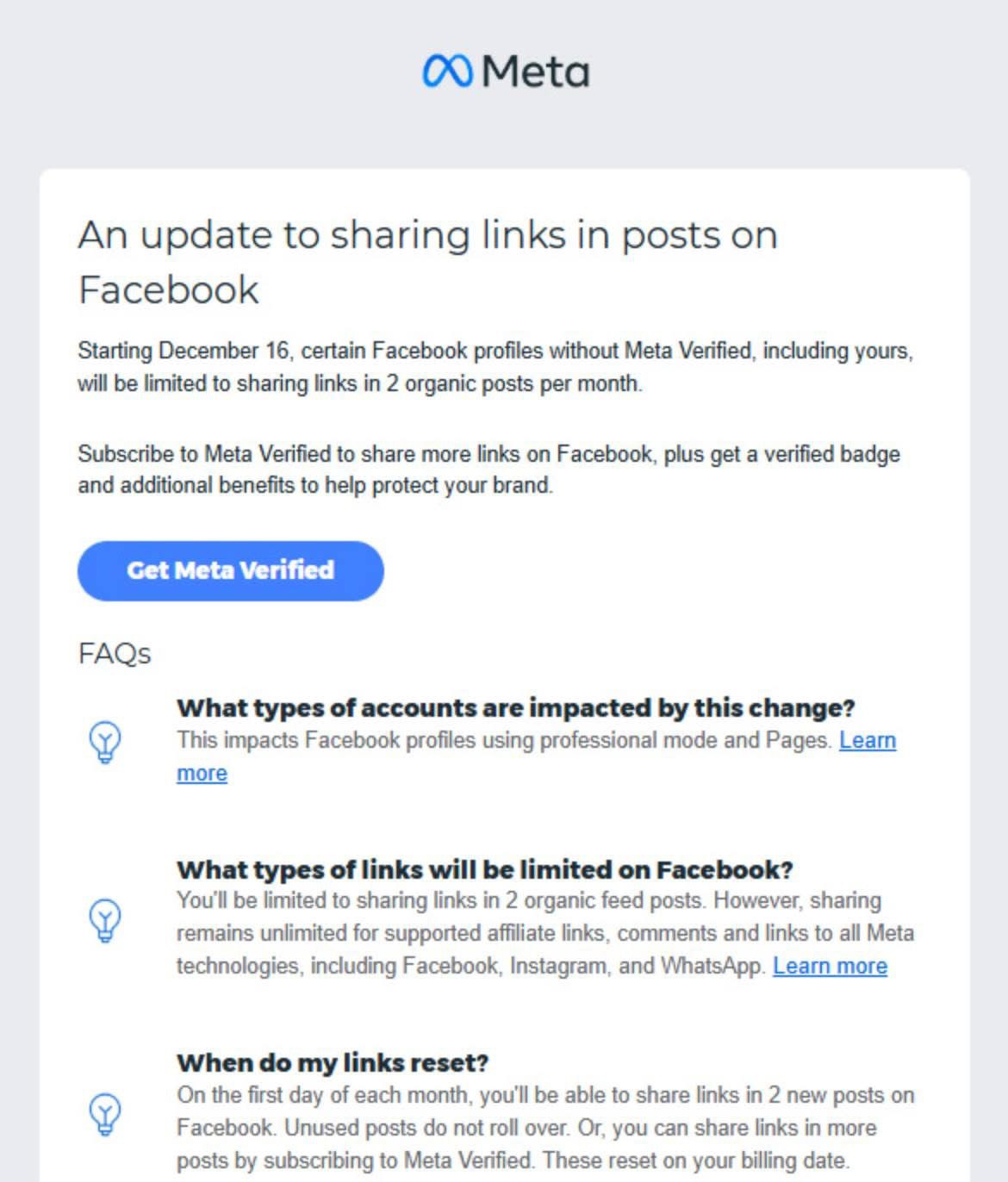 Facebook's Link Lockdown: How Meta is Monetizing External Shares and What It Means for Creators