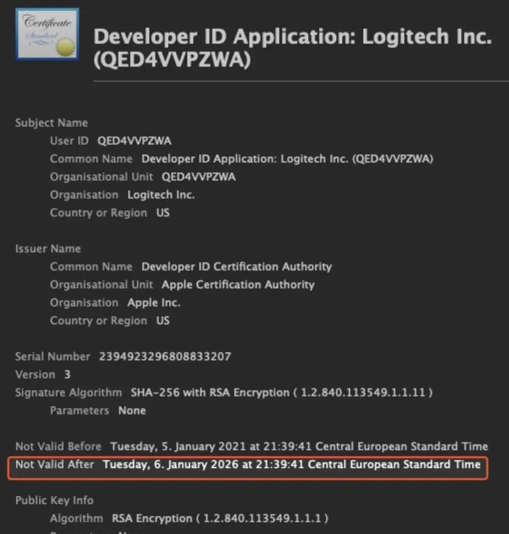 Logitech's Epic Fail: Expired Certificate Bricks Millions of Mac Mice and Keyboards