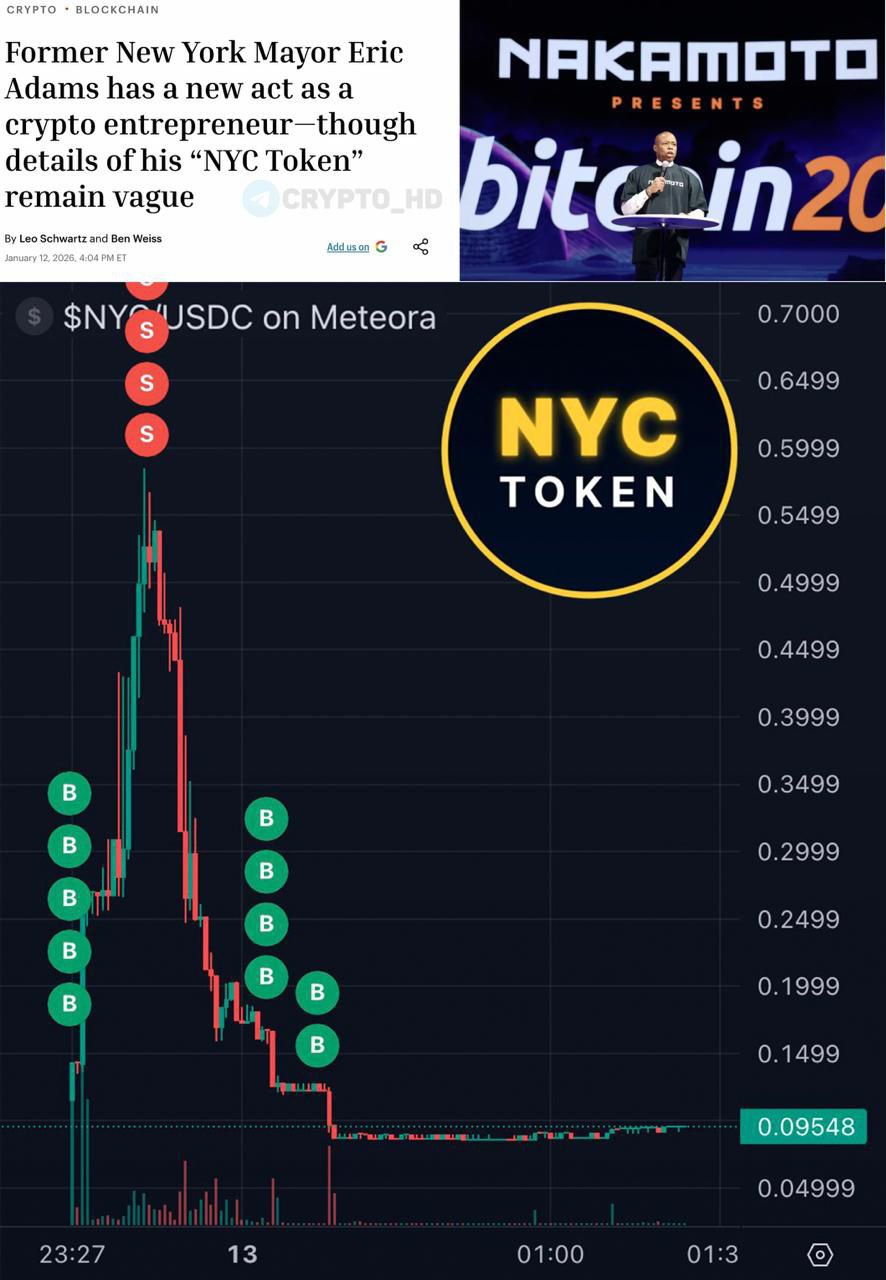 Eric Adams' $NYC Token: From Anti-Hate Crusade to Rug Pull Allegations