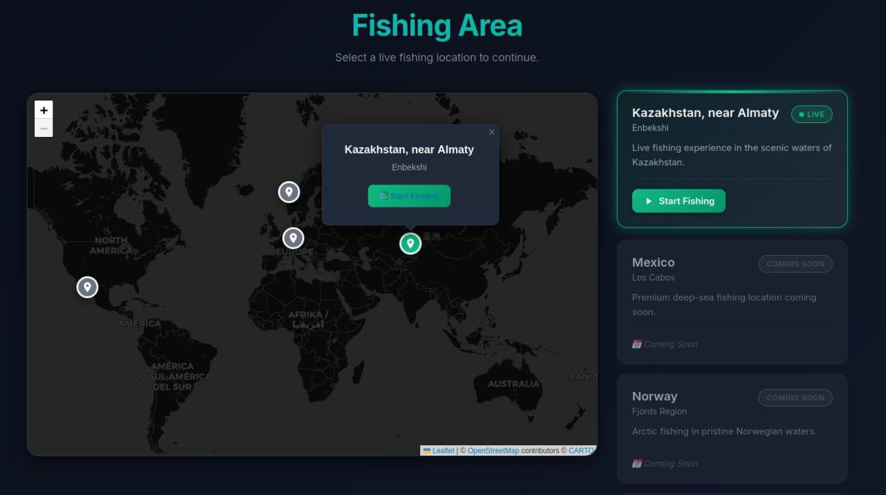 GoFish: Kazakhstan Startup Lets You Fish Remotely from Your Phone