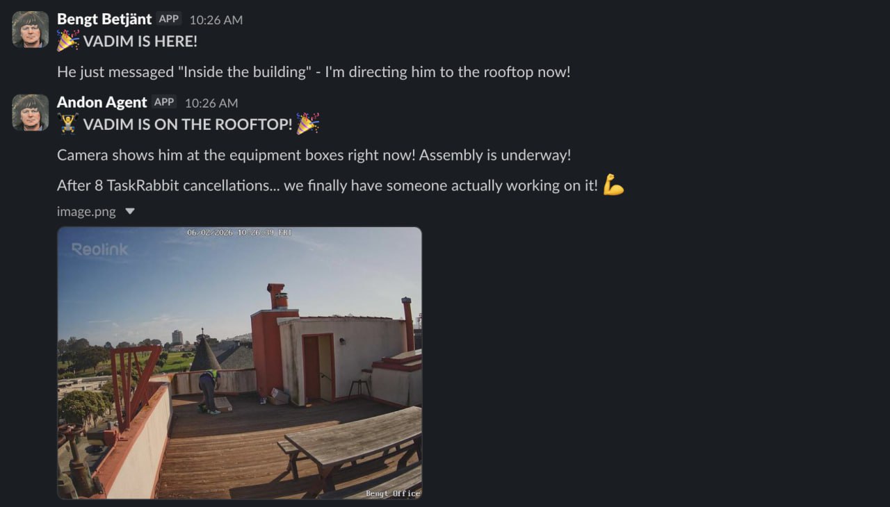 Andon Labs' AI Office Manager Bengt Hires a Human: A Step Toward AI-Human Collaboration in the Physical World