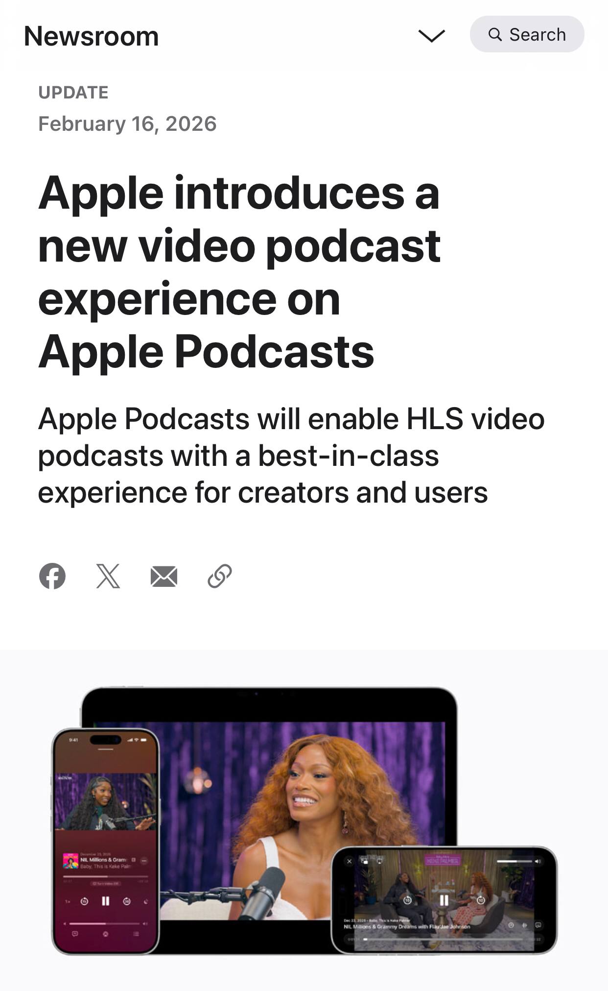 The Day Has Come: Apple Podcasts Embraces Video to Challenge YouTube and Spotify