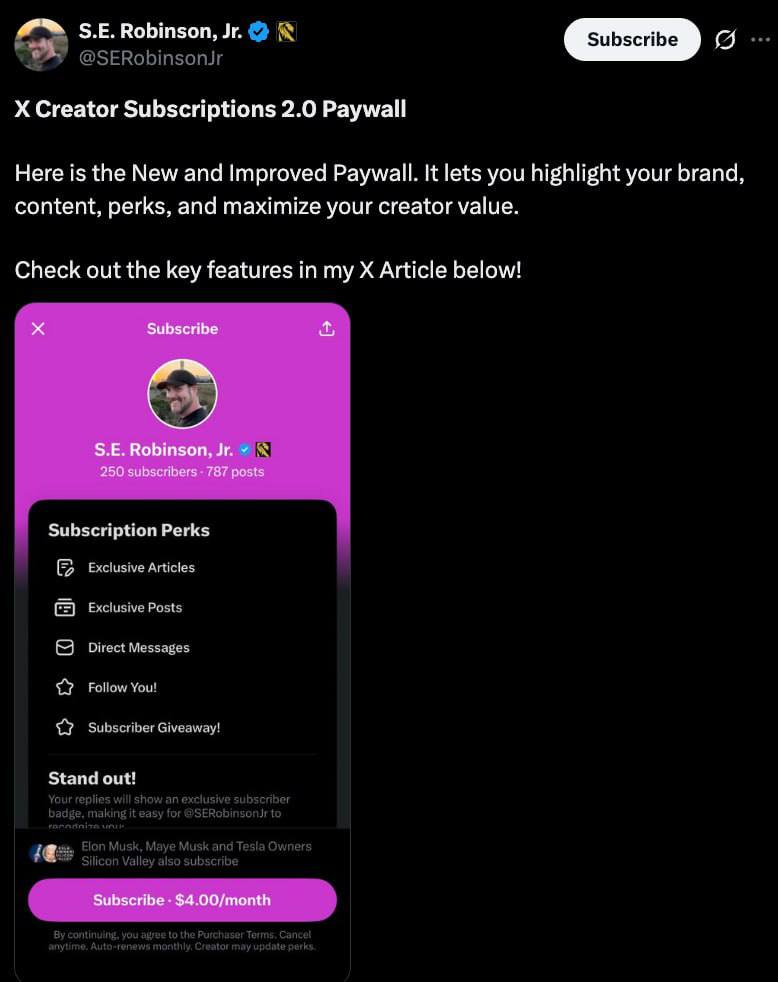 X Now Monetizes Threads: Introducing Creator Subscriptions 2.0