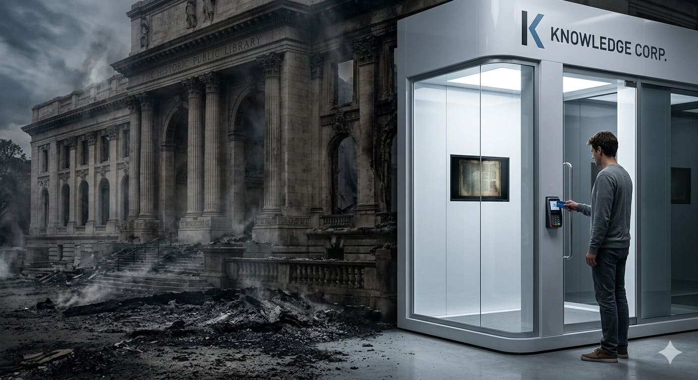 The Great Knowledge Arbitrage: Connecting the Dots on the AI Utility Model