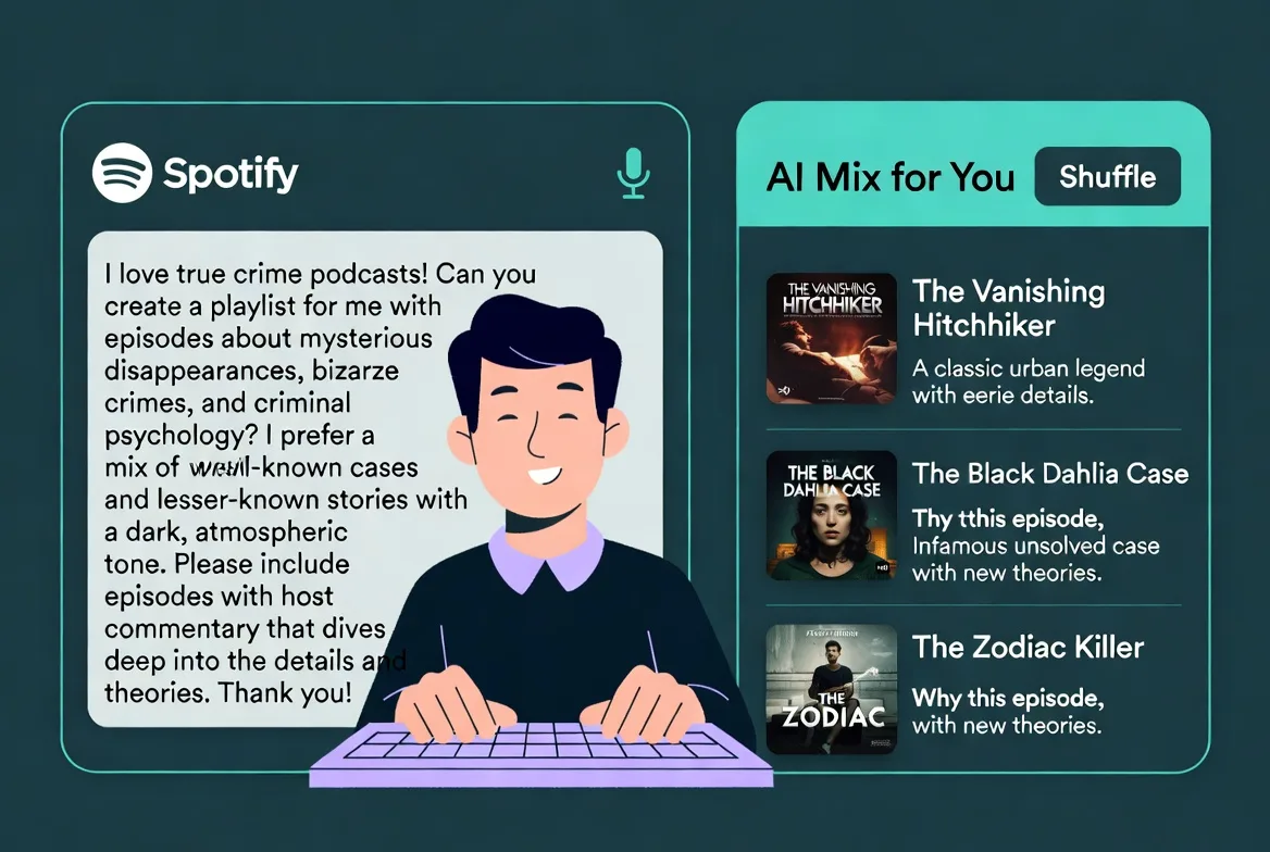 Spotify Brings AI Prompting to Podcasts: Discovery Dream or Algorithm Trap?