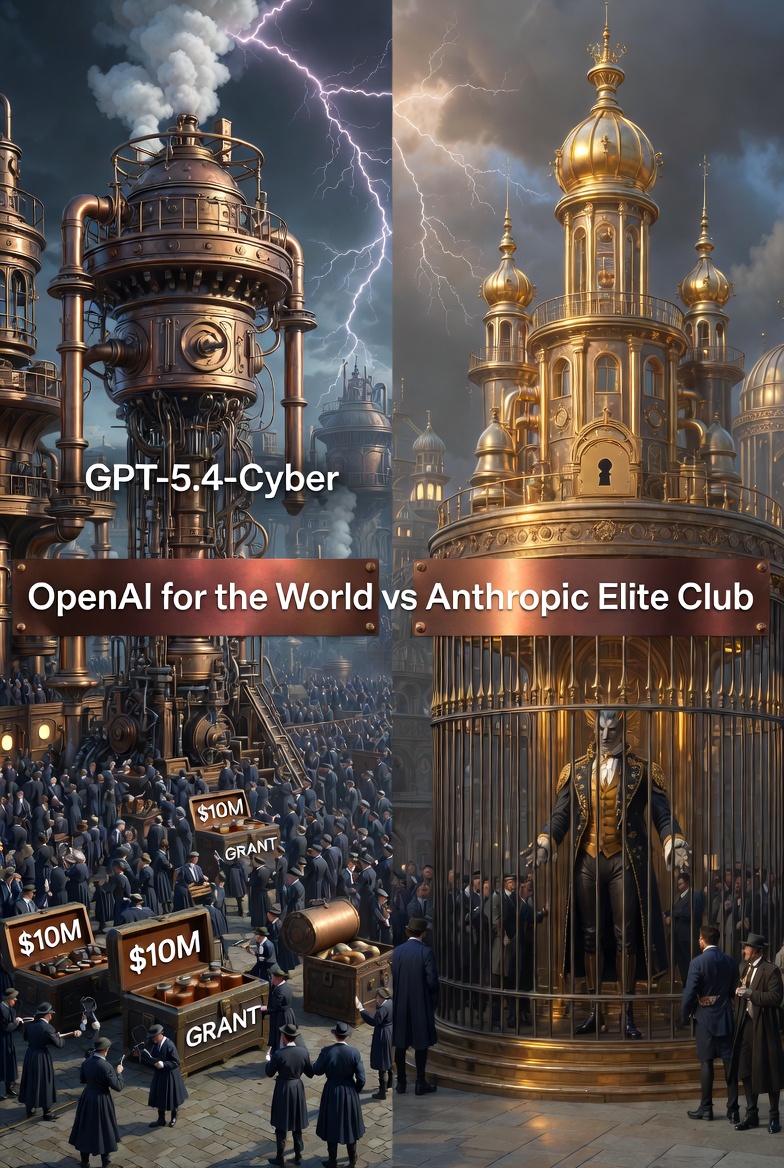 OpenAI Claps Back Hard at Anthropic with GPT-5.4-Cyber: Real Cyber Defense for the Actual World, Not Just the Elite