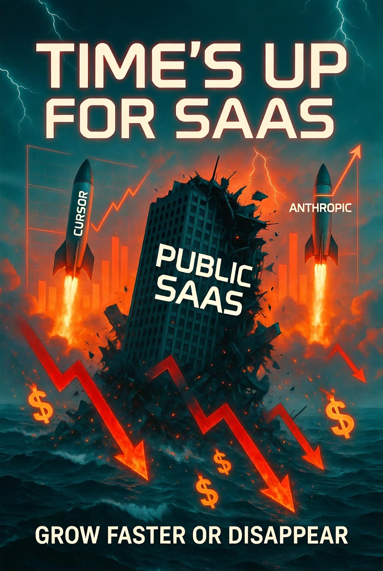 Time’s Up for SaaS: Grow Faster or Disappear