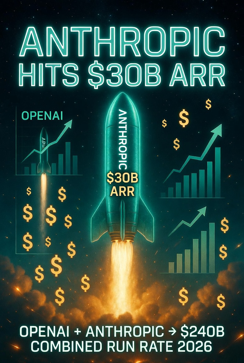 Anthropic Hits B ARR — Superforecaster Peter Wildeford Now Sees OpenAI + Anthropic Combined Run Rate at 0B by End of 2026