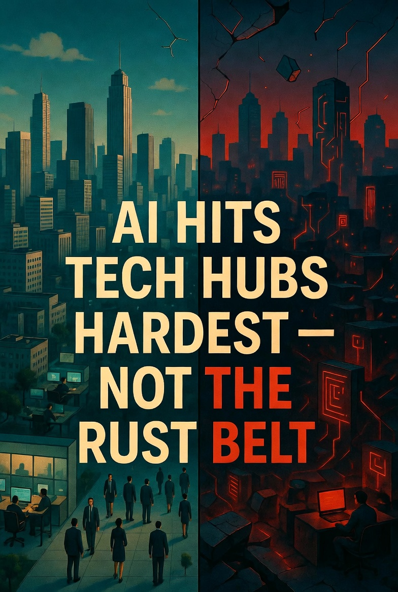 Tufts Report: 9.3 Million US Jobs at Risk from AI in the Next 5 Years — And the Hits Are Coming for High-Tech Hubs, Not Rust Belt Towns