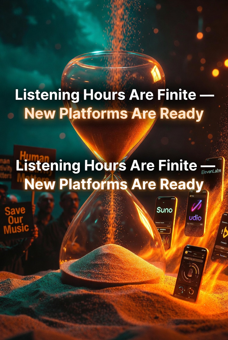 The Generative Music Wars Heat Up: While Musicians Fight AI, New Platforms Are Thriving