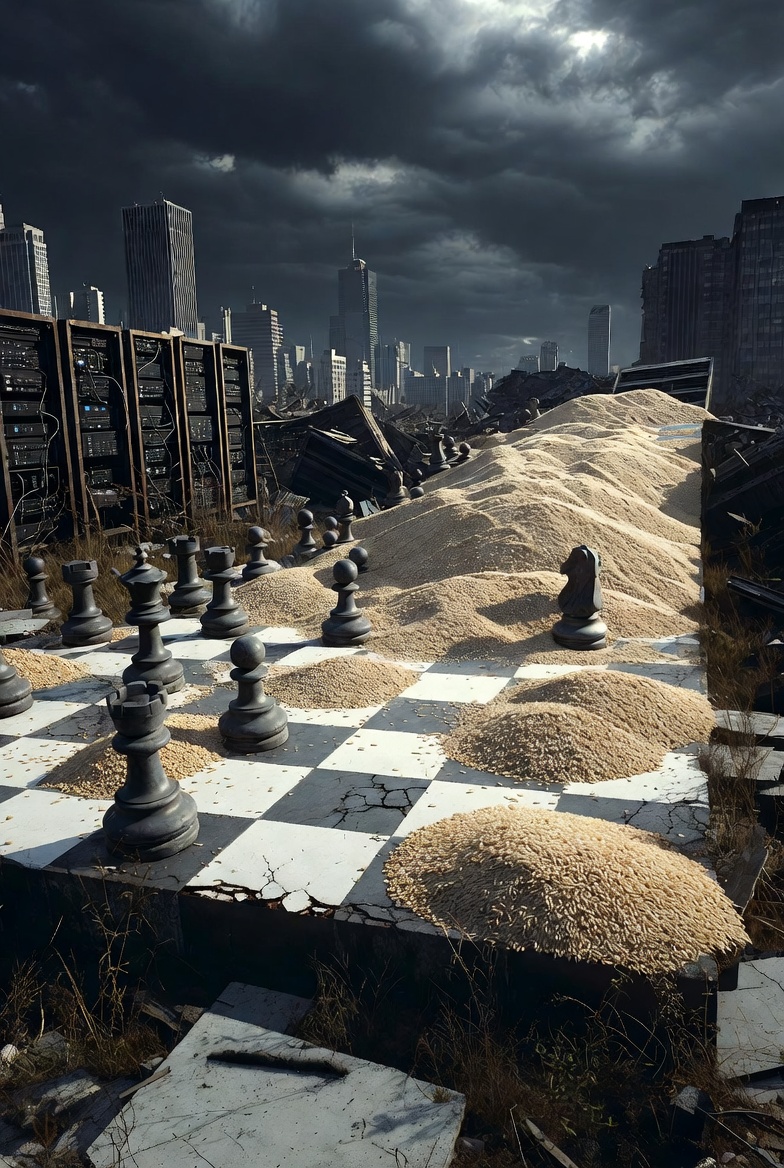 The Rice on the Chessboard: Why Humanity Keeps Underestimating Exponential AI Growth