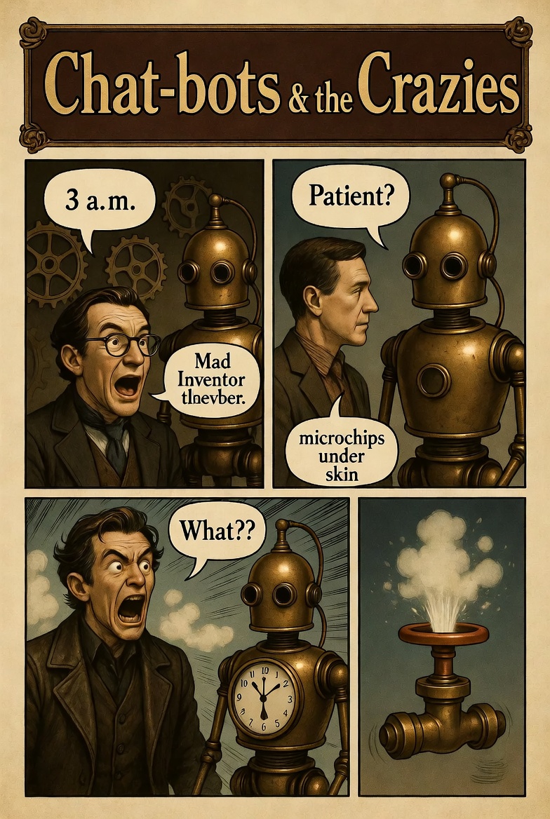 Chatbots and the Crazies: Danish Study Confirms What We All Suspected — ChatGPT Is Rocket Fuel for Psychosis