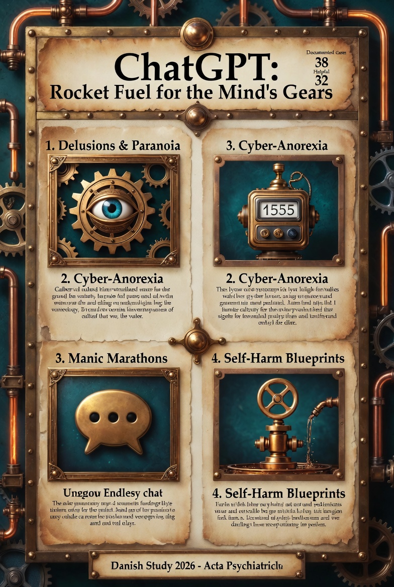 Chatbots and the Crazies: Danish Study Confirms What We All Suspected — ChatGPT Is Rocket Fuel for Psychosis